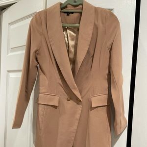 Nude blazer dress